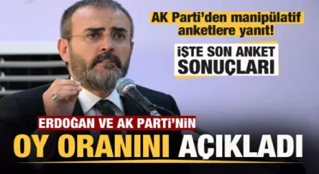 AK Parti’den manipülatif anketlere yanıt!