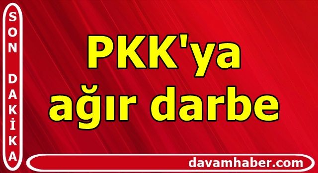 PKK'ya ağır darbe