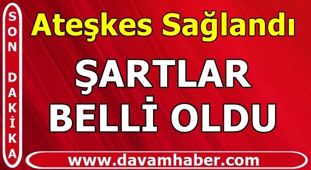 Dağlık Karabağ'da ateşkes anlaşması!