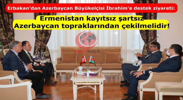 Erbakan'dan Azerbaycan'a destek