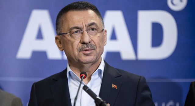 Fuat Oktay, AFAD Genel Merkezi'nde açıklamalarda bulundu.