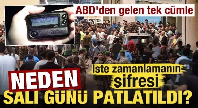 Çağrı cihazlarının neden salı günü patlatıldı? İşte zamanlamanın şifresi