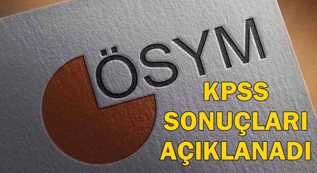 KPSS ön lisans sonuçları açıklandı