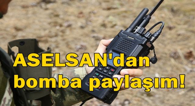 Lübnan'da telsizlerin patlatılması sonrası ASELSAN'dan bomba paylaşım!