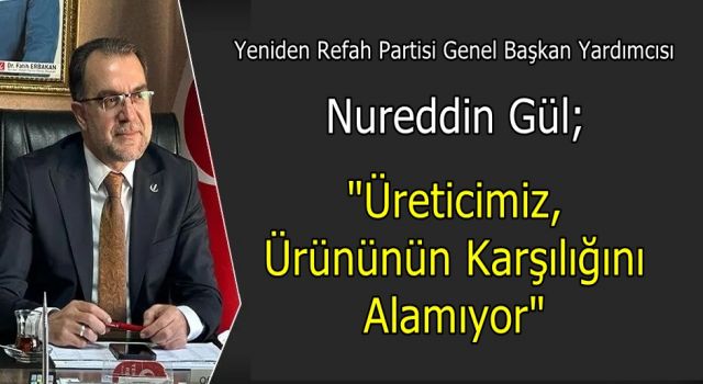 Nureddin Gül; "Fındık Üreticisinin Ürünü Dalda Kalıyor"