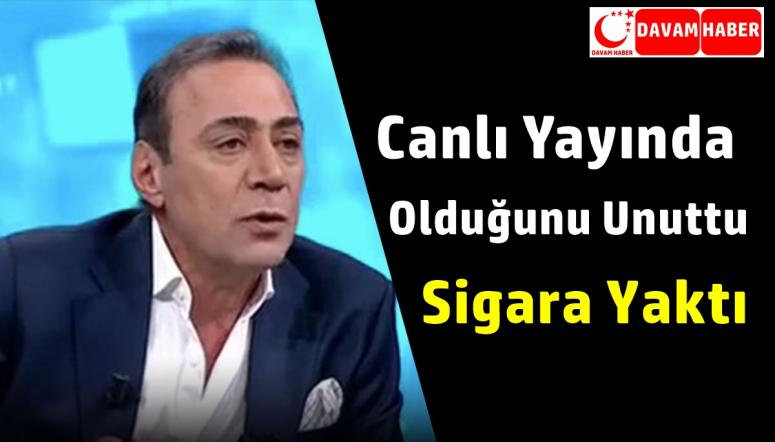 Berhan Şimşek Canlı Yayında Olduğunu Unuttu Sigara Yaktı