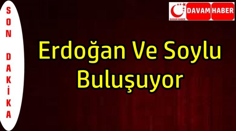 Cumhurbaşkanı Erdoğaan Ve İçişleri Bakanı Soylu Buluşuyor