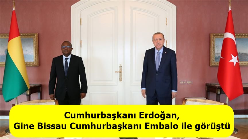 Cumhurbaşkanı Erdoğan, Gine Bissau Cumhurbaşkanı Embalo ile görüştü