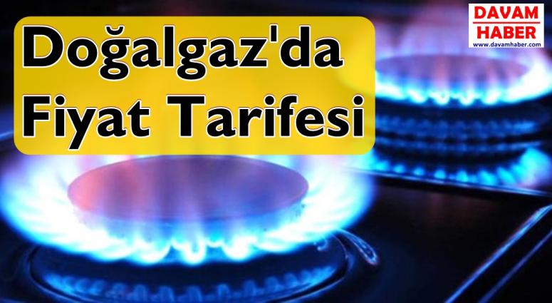 Doğalgaz'da Fiyat Tarifesi