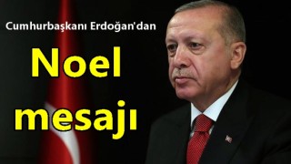 Cumhurbaşkanı Erdoğan'dan Noel mesajı