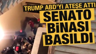 Son dakika: ABD alev aldı! Trump destekçileri kongre binasına girdi