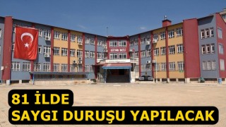 Bakan Tekin; "Bir dakikalık saygı duruşunda bulunacağız"