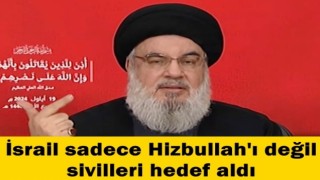 Nasrallah saldırı sonrası ilk kez konuşuyor: İsrail sadece Hizbullah'ı değil sivilleri hedef aldı