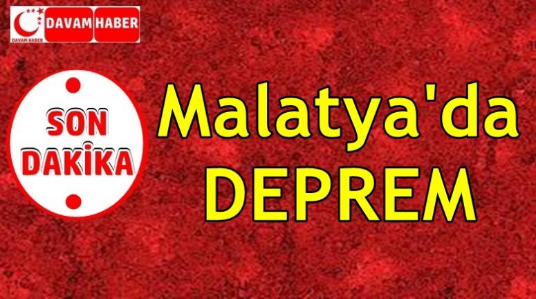 Malatya'da 3.5 Büyüklüğünde Deprem Oldu