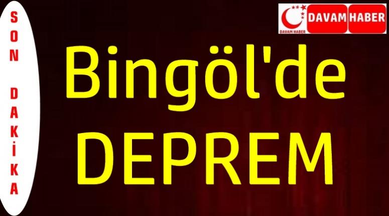 Bingöl'de Deprem