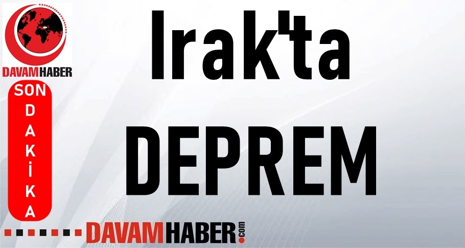 Irak'ta 4.9 Büyüklüğünde Deprem Oldu