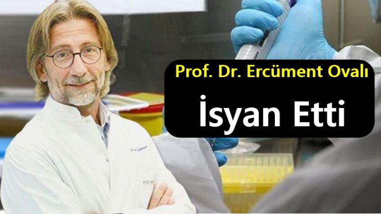 Prof. Dr. Ercüment Ovalı İsyan Etti