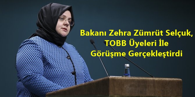 Bakan Selçuk, "Kısa Çalışma Ödeneği Bilgilendirme Webinarı"na Katıldı