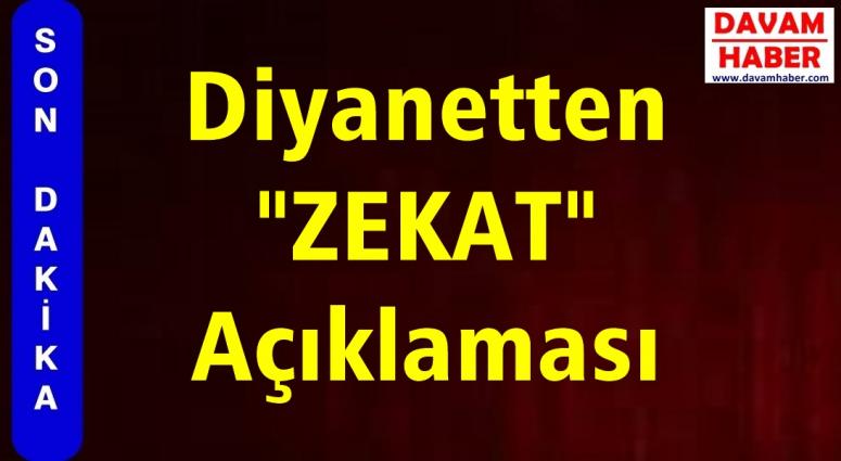 Diyanetten "ZEKAT" Açıklaması